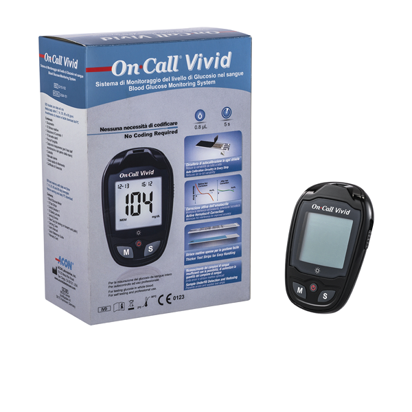 máy đo đường huyết on call vivid